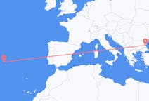 Flyreiser fra Burgas, Bulgaria til Ponta Delgada, Portugal