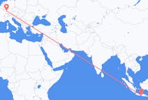 Flights from Yogyakarta, Indonesia to Karlsruhe, Germany