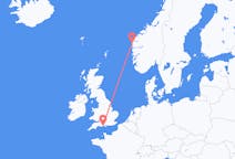 Flights from Florø, Norway to Bournemouth, the United Kingdom