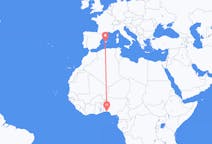 Flyreiser fra Lagos, Nigeria til Palma de Mallorca, Spania