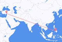 Flyrejser fra Ozamiz, Filippinerne til Adana, Tyrkiet