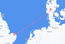 Flights from Norwich, England to Billund, Denmark