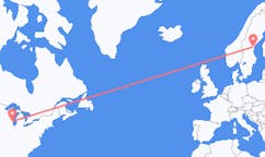 Flights from Milwaukee to Sundsvall