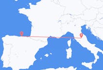 Vols de Pérouse, Italie pour Santander, Espagne