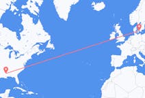 Flyg från Jackson, USA till Köpenhamn, Danmark