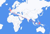 Flyreiser fra Ambon, Maluku, Indonesia til Nantes, Frankrike