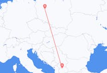 Flights from Skopje in North Macedonia to Poznań in Poland