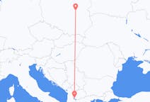 Flights from Ohrid, Republic of North Macedonia to Warsaw, Poland
