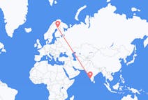 Flyreiser fra Mangalore, India til Rovaniemi, Finland