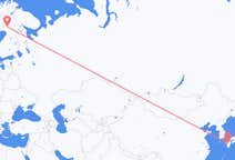 Flyrejser fra Kumamoto til Rovaniemi