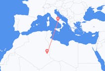 Flyrejser fra Illizi, Algeriet til Napoli, Italien