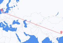 出发地 中国出发地 吉安目的地 丹麦比隆的航班