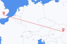 Flyreiser fra Debrecen, til London