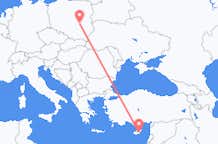 Flyg från Radom till Larnaca