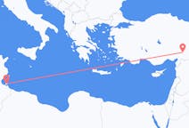 Flights from Djerba, Tunisia to Kahramanmaraş, Turkey