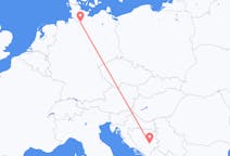 Flyrejser fra Hamborg til Sarajevo