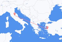 Flyreiser fra Perugia, til Izmir