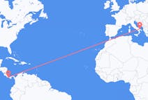 Flyreiser fra David, Chiriquí, Panama til Bari, Italia