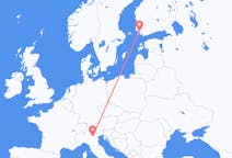Flights from Turku to Verona