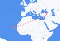 Flyrejser fra Sal, Kap Verde til Malatya, Kap Verde