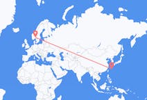 Flyreiser fra Kume Island, til Oslo