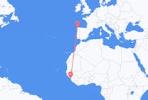 Flyg från Conakry, Guinea till La Coruña, Guinea
