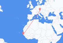 Flyrejser fra Cap Skiring, Senegal til Salzburg, Østrig