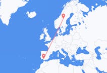 Flyreiser fra Östersund, Sverige til Sevilla, Spania