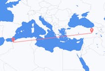 Flyg från Tlemcen, Algeriet till Bingöl, Turkiet
