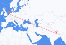 Flyreiser fra Bharatpur, til Amsterdam