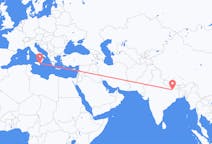 Flyg från Patna, Indien till Catania, Italien