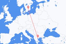 Flyreiser fra Växjö, Sverige til Thessaloniki, Hellas