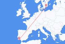 Loty z dystryktu Faro, Portugalia do Karlskrony, Szwecja