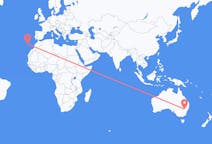 出发地 澳大利亚多寶 (新南威爾士州)目的地 葡萄牙丰沙尔的航班