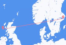 Vols depuis la ville de Stockholm vers la ville de Barra