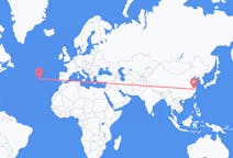 Flyrejser fra Hangzhou, Kina til Pico Ø, Portugal