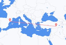 Flyreiser fra Diyarbakir, Tyrkia til Reus, Spania