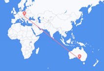 Flyg från Kingscote, Australien till Budapest, Australien