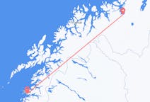 Vluchten van Bodø naar Alta