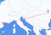 出发地 罗马尼亚从雅西目的地 法国佩皮尼昂的航班