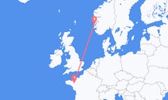 Flights from Stord, Norway to Rennes, France