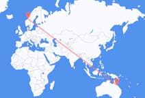 Flights from Townsville, Australia to Ørland, Norway
