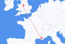 Flyrejser fra Toulon, Frankrig til Birmingham, England