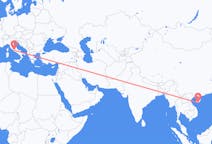 Flyrejser fra Sanya, Kina til Rom, Italien