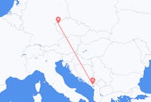 Flüge von der Stadt Karlsbad in die Stadt Podgorica
