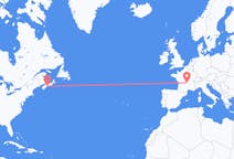 Flyrejser fra Halifax, Canada til Clermont-Ferrand, Frankrig