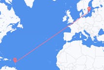 Flüge von Saint Joseph, Dominica nach Visby, Schweden