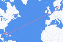 ケイマン諸島のから リトルケイマン、デンマークのへ コペンハーゲンフライト