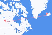 加拿大出发地 麦克默里堡飞往加拿大到雷克雅未克的航班