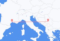 Flyreiser fra Kraljevo, Serbia til Montpellier, Frankrike